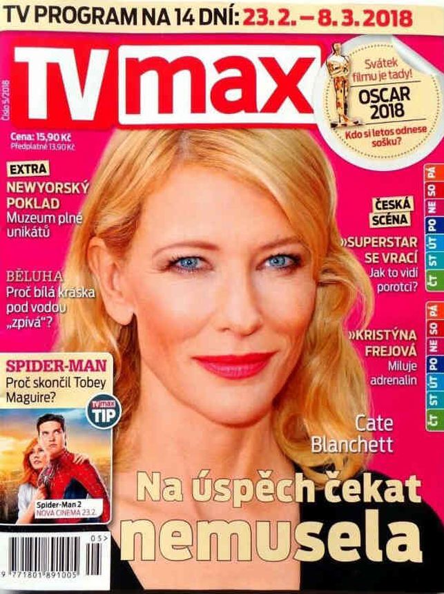 TV MAX magazine side cover Issue 5 23 February 2018