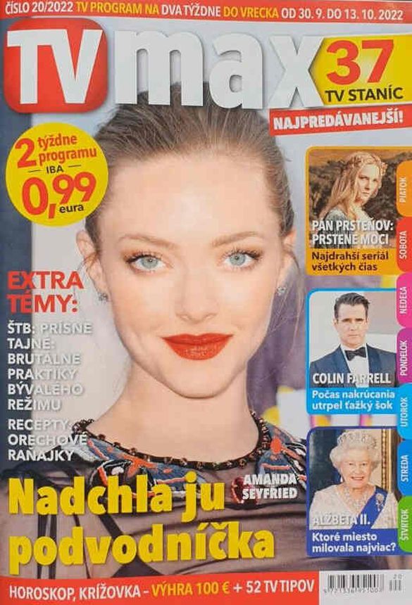 TV MAX magazine side cover Issue 37 30 September 2022