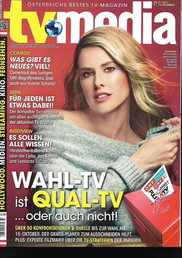 TV MEDIA magazine side cover Issue 37 9 September 2017