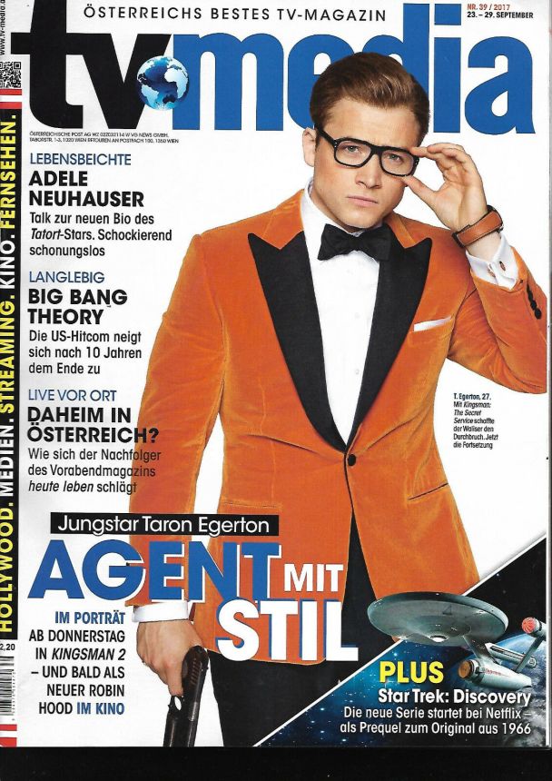 TV MEDIA magazine side cover Issue 39 23 September 2017