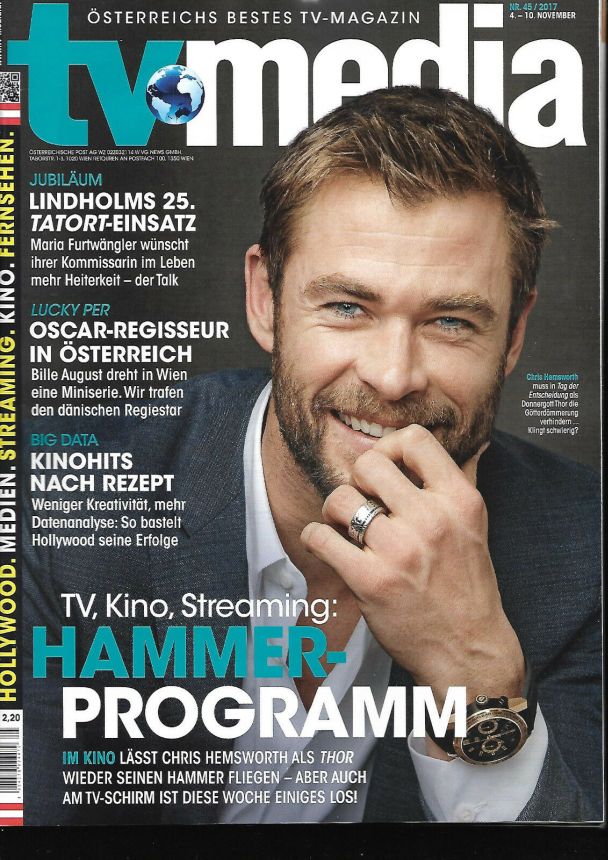 TV MEDIA magazine side cover Issue 45 4 November 2017