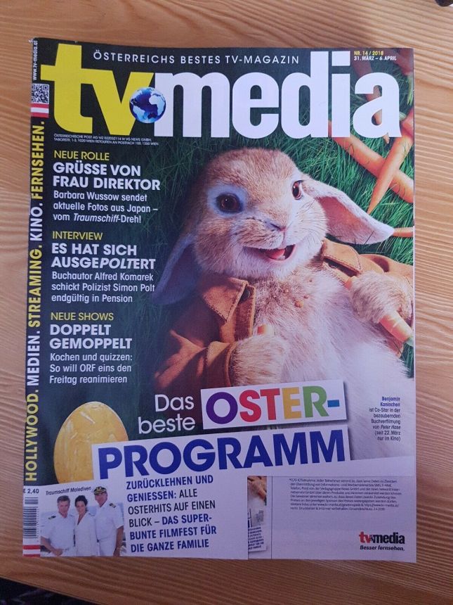 TV MEDIA magazine side cover Issue 14 31 March 2018