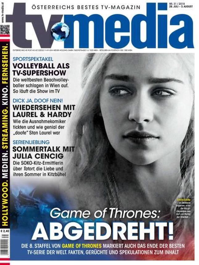 TV MEDIA magazine side cover Issue 31 28 July 2018