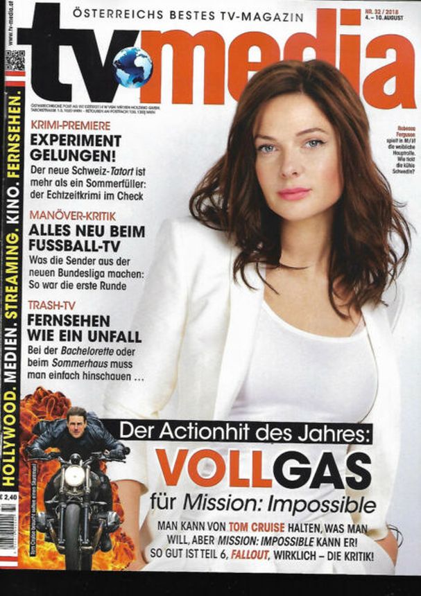 TV MEDIA magazine side cover Issue 32 4 August 2018