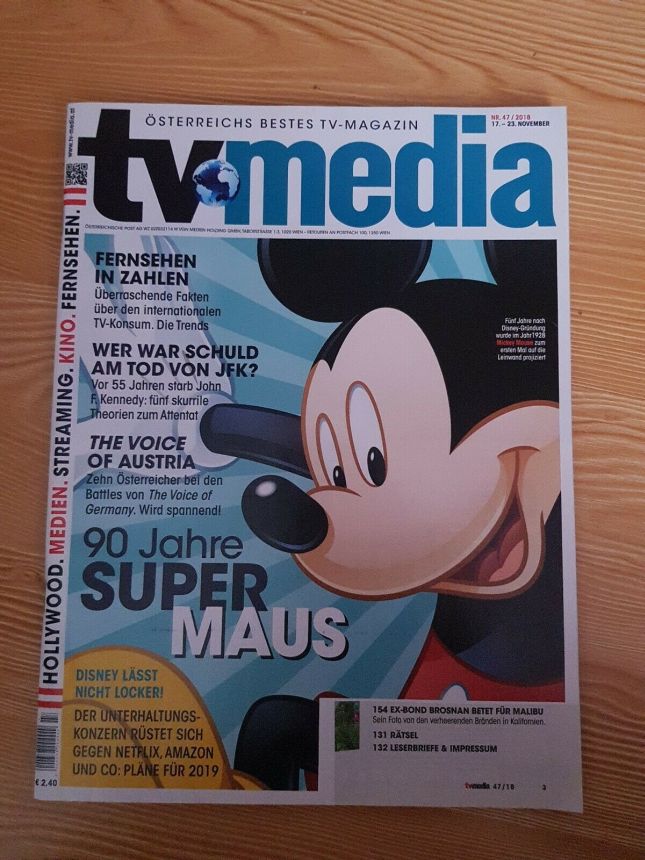 TV MEDIA magazine side cover Issue 47 17 November 2018