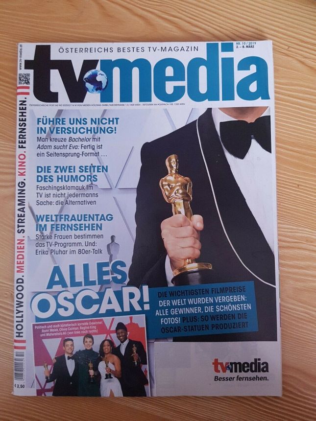 TV MEDIA magazine side cover Issue 10 2 March 2019