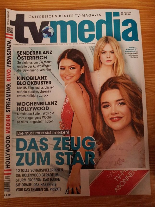 TV MEDIA magazine side cover Issue 30 20 July 2019