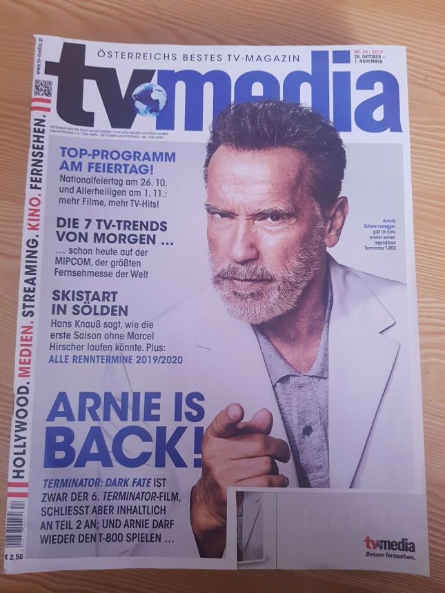 TV MEDIA magazine side cover Issue 44 26 October 2019