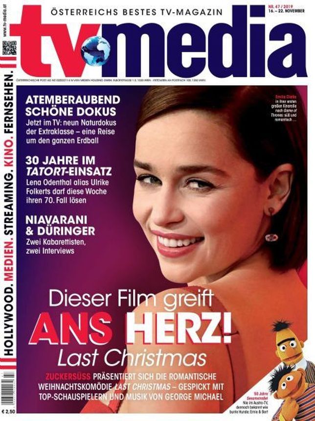 TV MEDIA magazine side cover Issue 47 16 November 2019