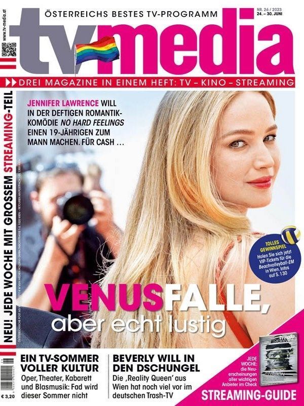 TV MEDIA magazine side cover 24 June 2023