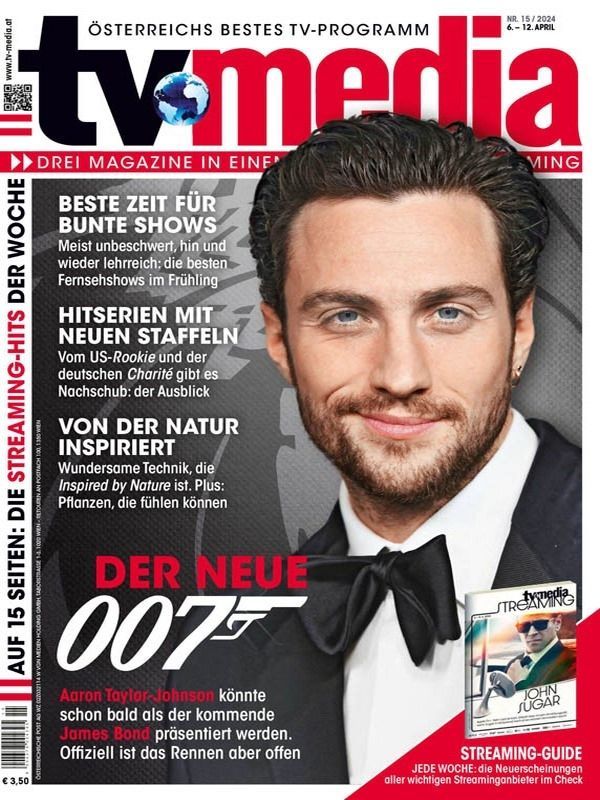 TV MEDIA magazine side cover 6 April 2024