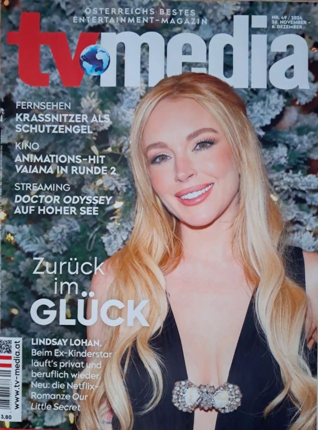 TV MEDIA magazine side cover 30 November 2024