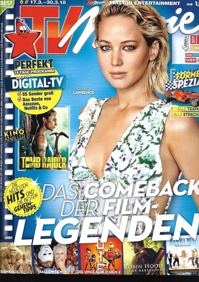 TV MOVIE magazine side cover Issue 6 17 March 2018