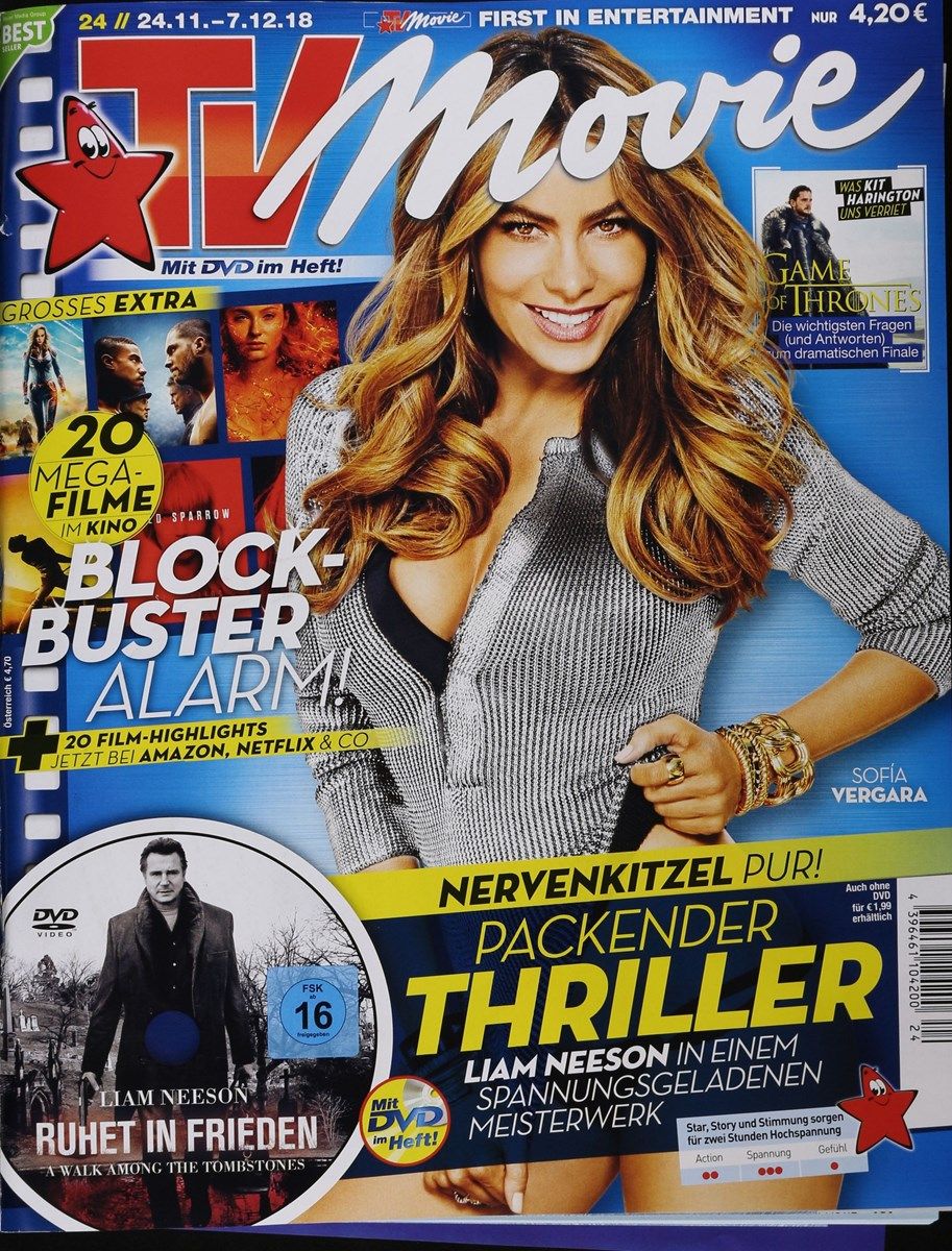 TV MOVIE magazine side cover Issue 24 24 November 2018