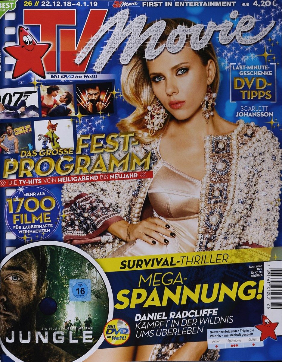 TV MOVIE magazine side cover Issue 26 26 December 2018