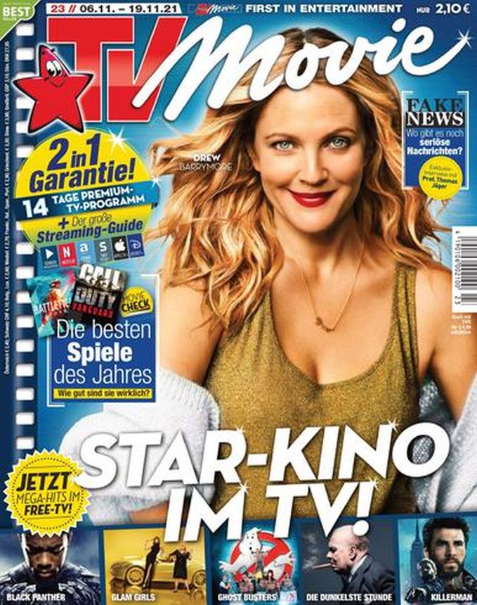 TV MOVIE magazine side cover Issue 23 6 November 2021