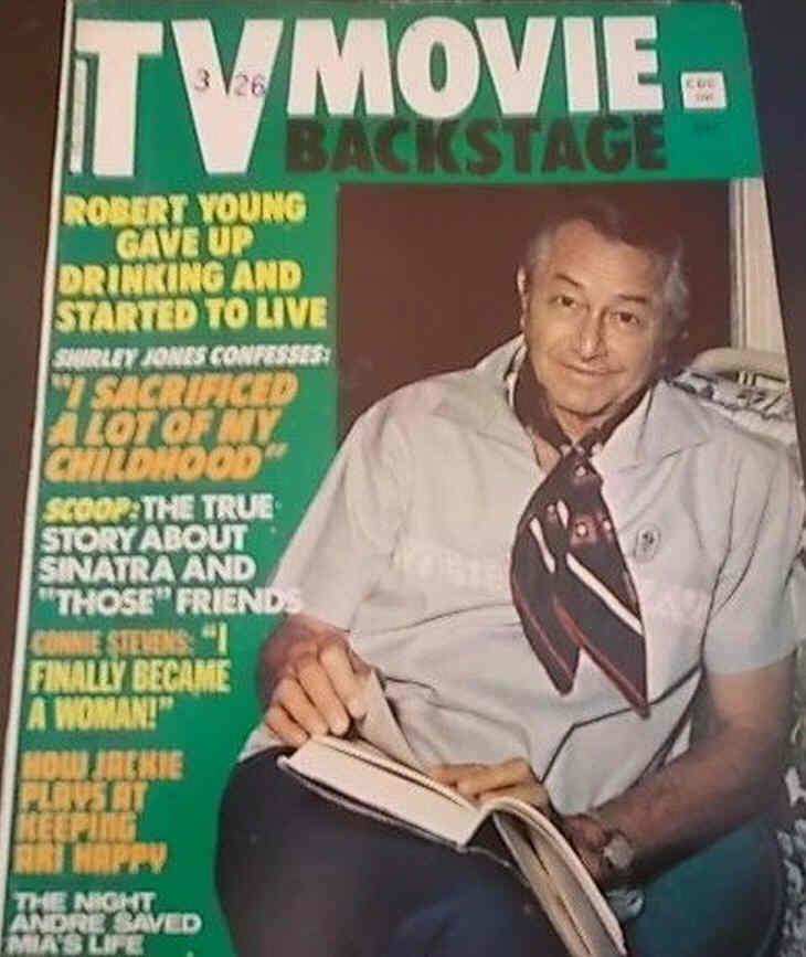 TV MOVIE BACKSTAGE magazine side cover  July 1971