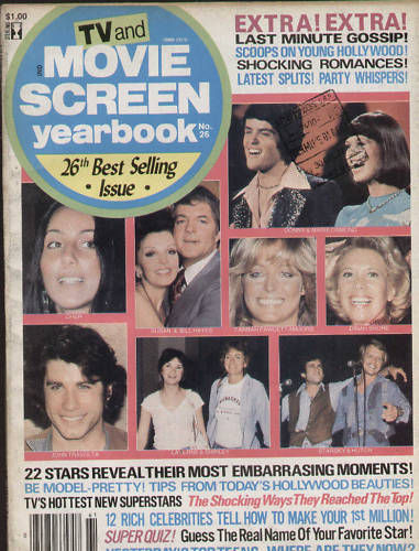 TV AND MOVIE SCREEN magazine side cover Issue 26  Yearbook  1977