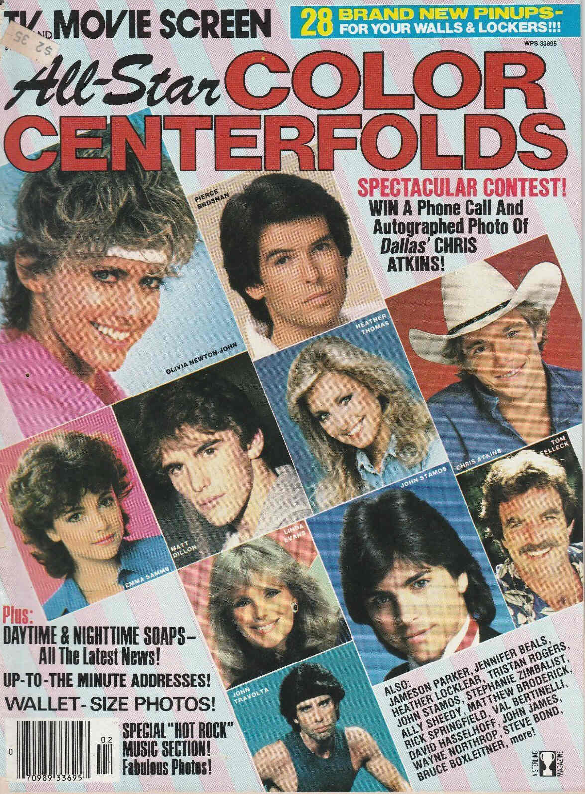 TV AND MOVIE SCREEN magazine side cover February 1984