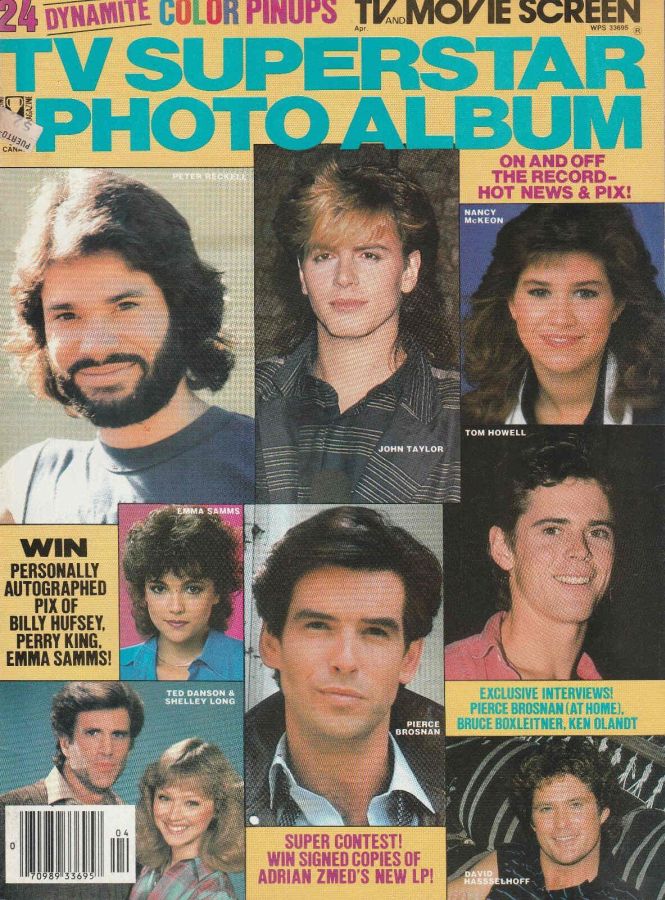 TV AND MOVIE SCREEN magazine side cover April 1985