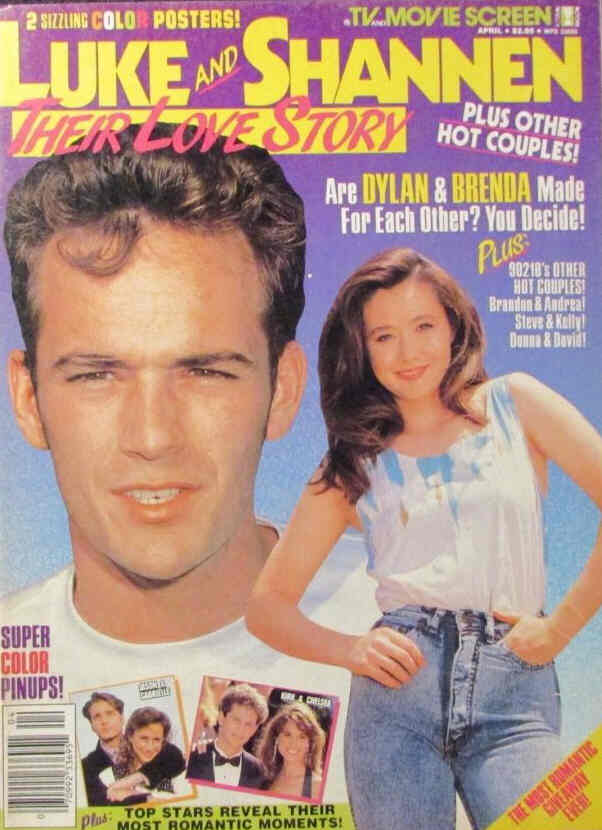TV AND MOVIE SCREEN magazine side cover April 1992