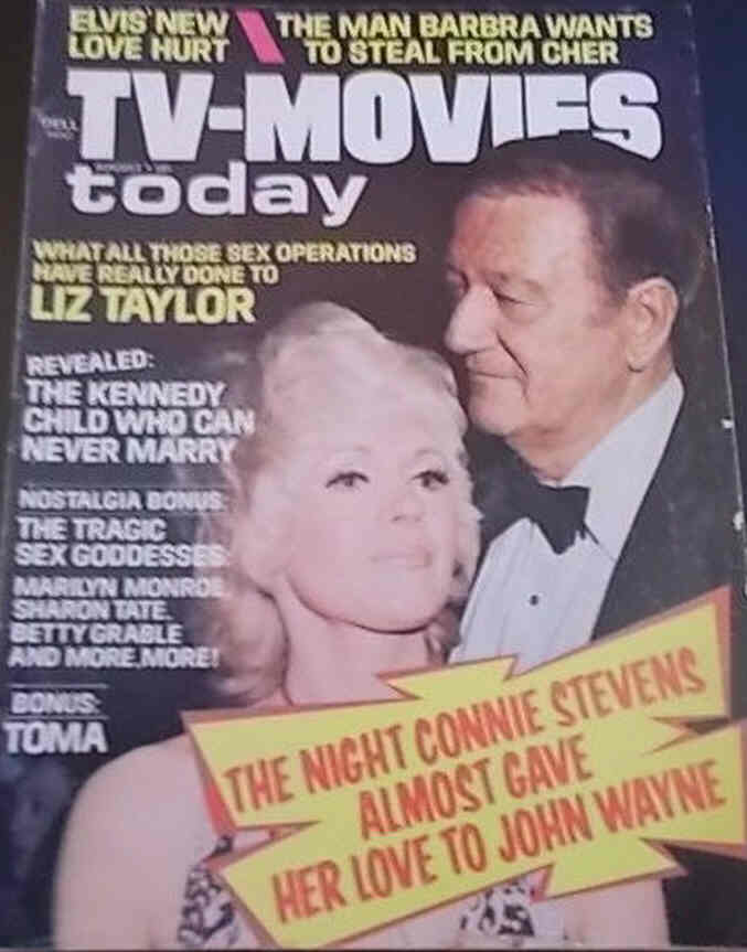 TV-MOVIES TODAY magazine side cover August 1974