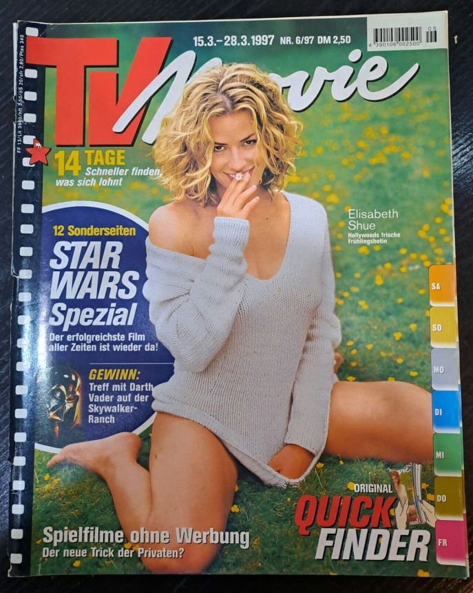 TV MOVIE magazine side cover 15 March 1997