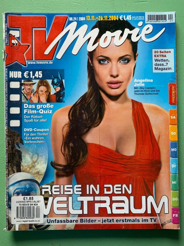 TV MOVIE magazine side cover 13 November 2004
