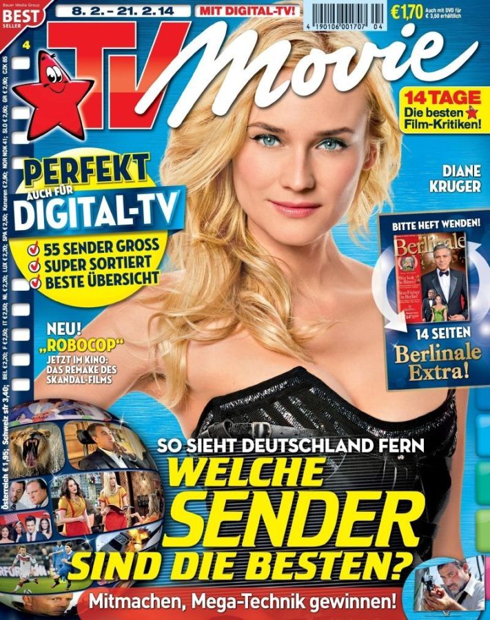 TV MOVIE magazine side cover Issue 4 8 February 2014