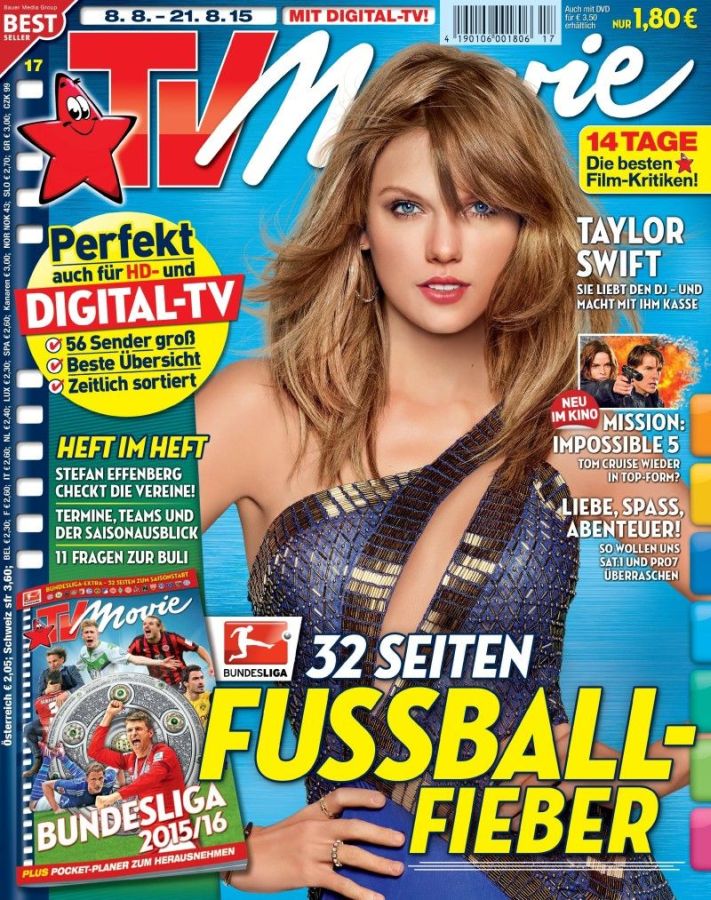 TV MOVIE magazine side cover Issue 17 8 August 2015