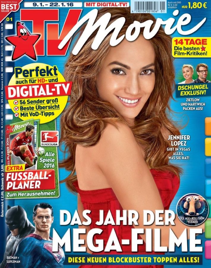 TV MOVIE magazine side cover Issue 1 9 January 2016
