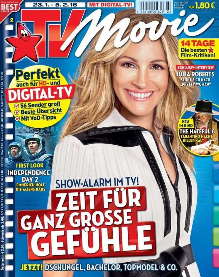 TV MOVIE magazine side cover Issue 2 23 January 2016