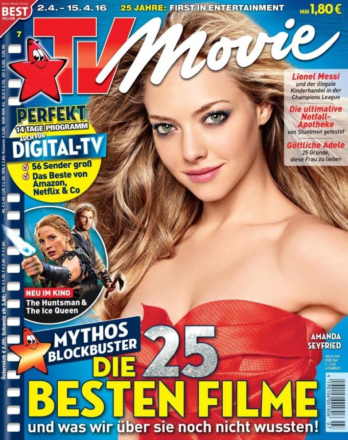 TV MOVIE magazine side cover Issue 7 2 April 2016