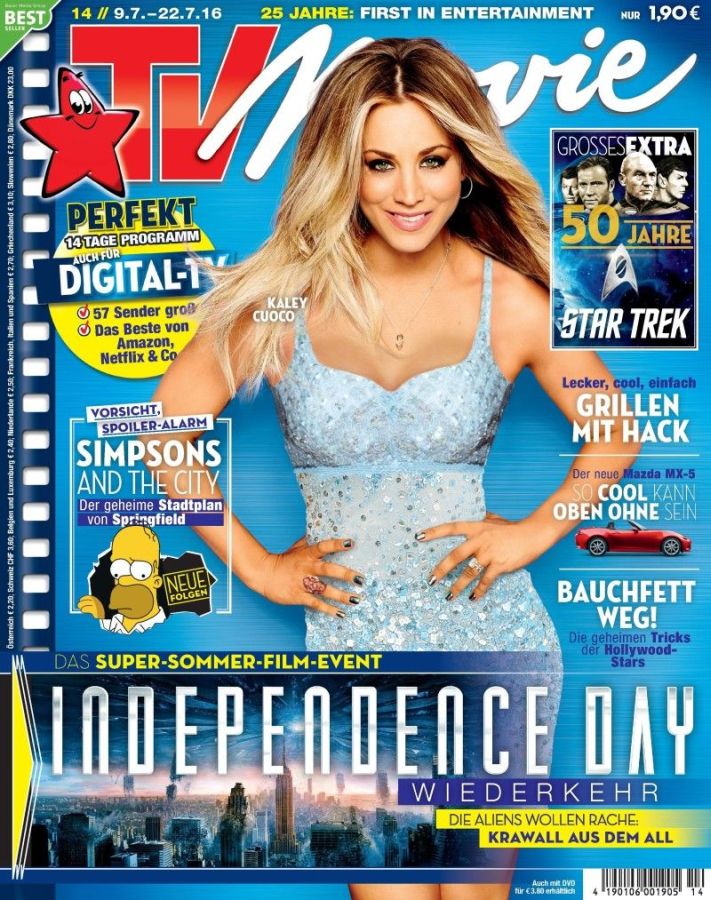 TV MOVIE magazine side cover Issue 14 9 July 2016