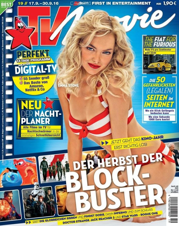 TV MOVIE magazine side cover Issue 19 17 September 2016