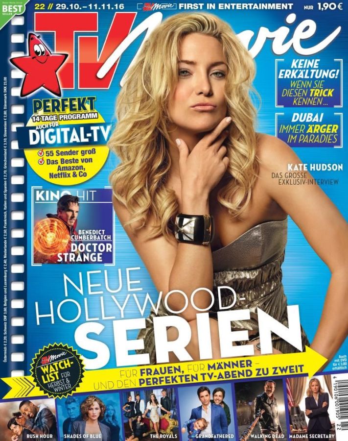 TV MOVIE magazine side cover Issue 22 29 October 2016