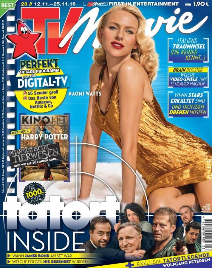 TV MOVIE magazine side cover Issue 23 12 November 2016