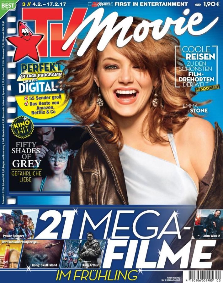TV MOVIE magazine side cover Issue 3 4 February 2017