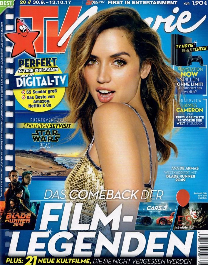 TV MOVIE magazine side cover Issue 20 30 September 2017