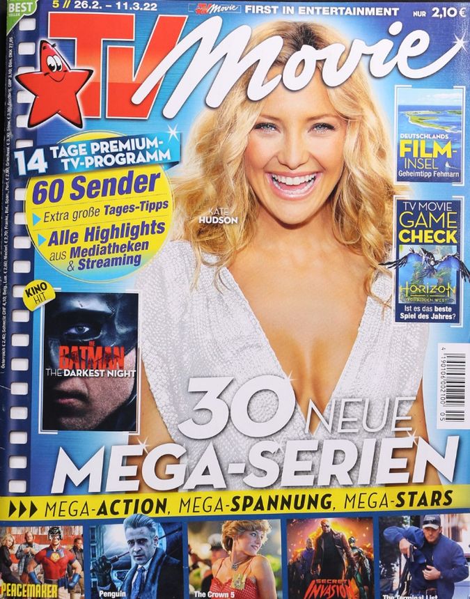 TV MOVIE magazine side cover Issue 5 26 February 2022