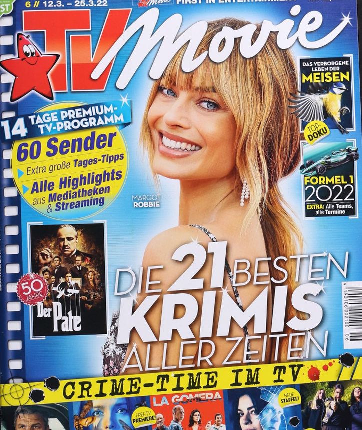 TV MOVIE magazine side cover Issue 6 12 March 2022