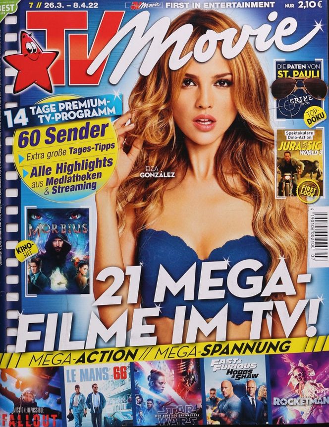 TV MOVIE magazine side cover Issue 7 26 March 2022