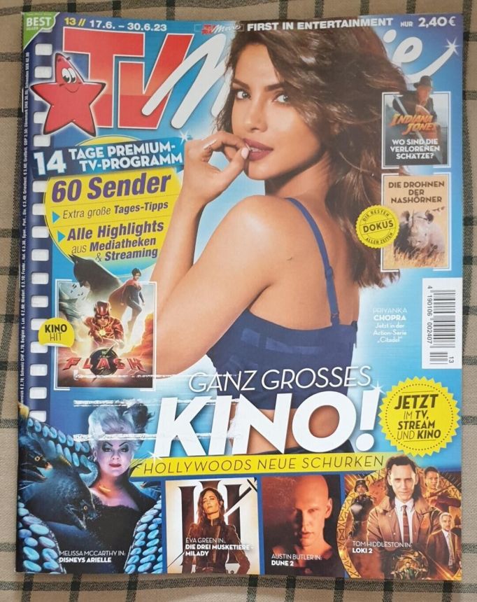 TV MOVIE magazine side cover 17 June 2023