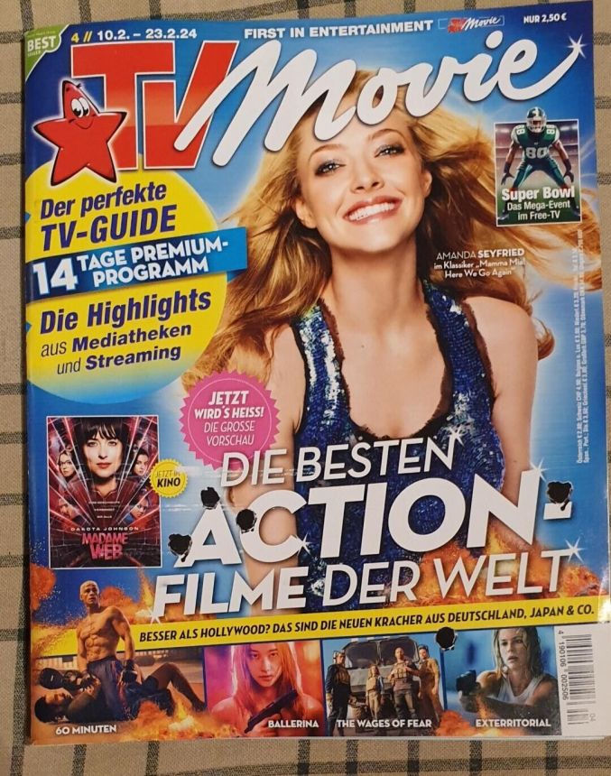 TV MOVIE magazine side cover 10 February 2024