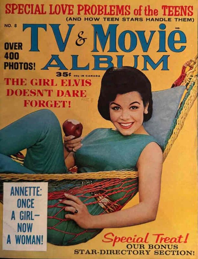 TV AND MOVIE ALBUM magazine side cover Issue 8  1964