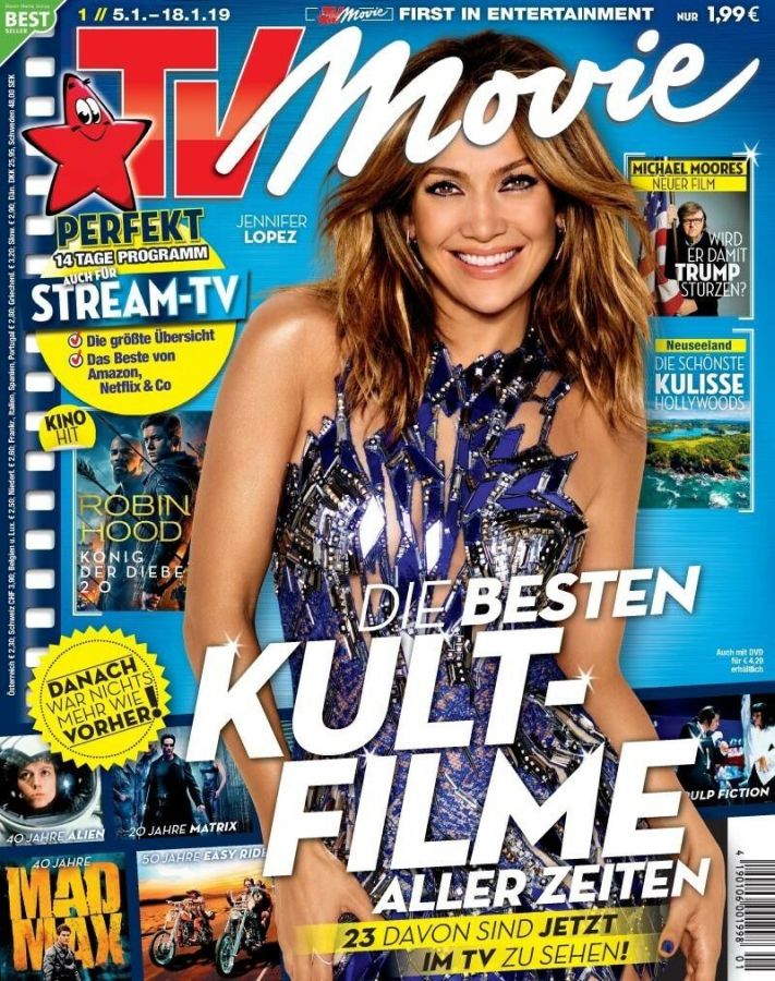 TV MOVIE magazine side cover Issue 1 5 January 2019