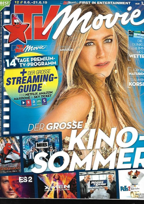 TV MOVIE magazine side cover Issue 12 8 June 2019
