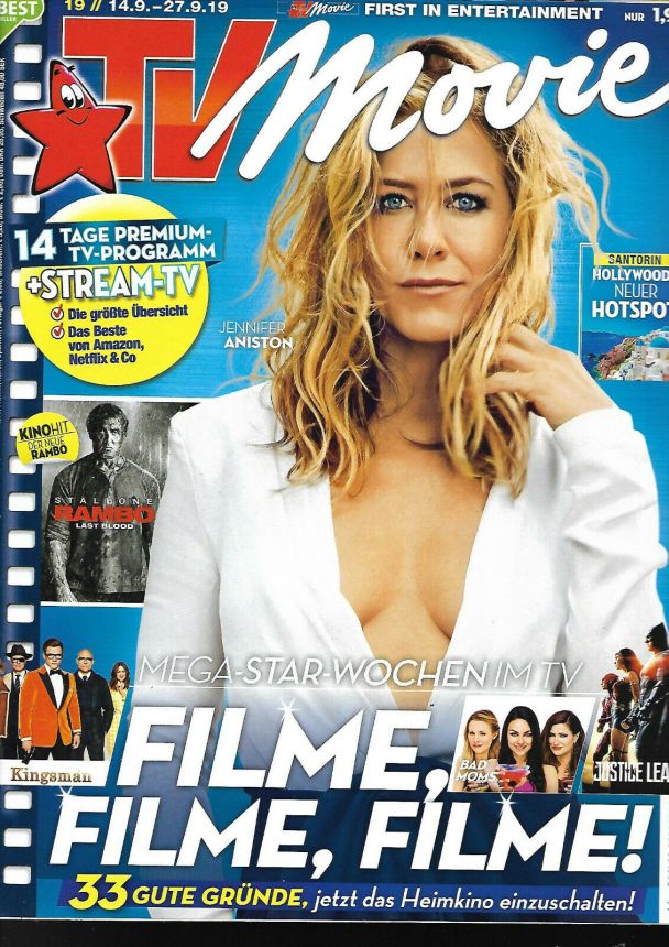 TV MOVIE magazine side cover Issue 19 14 September 2019