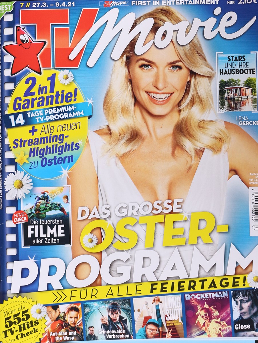 TV MOVIE magazine side cover Issue 7 27 March 2021