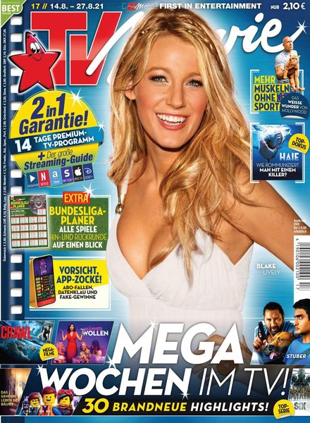 TV MOVIE magazine side cover Issue 17 14 August 2021